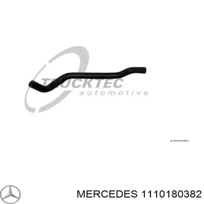 1110180382 Mercedes патрубок вентиляции картера (маслоотделителя)