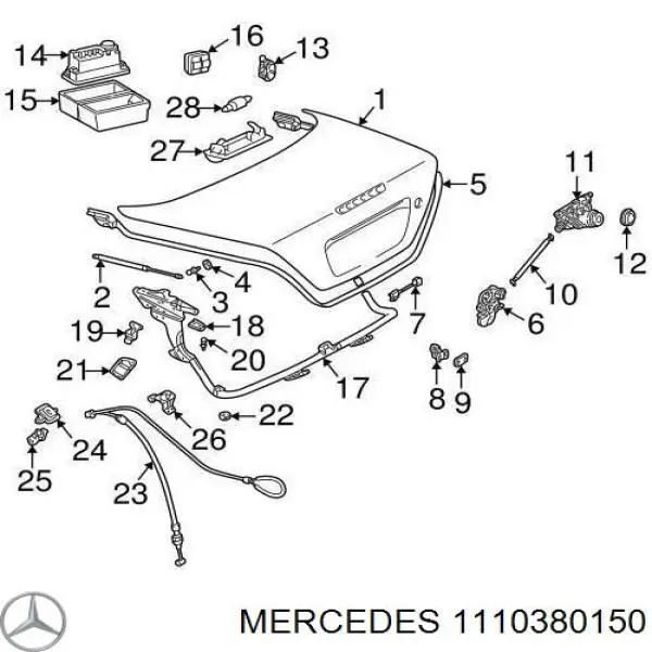 Купить A1110380150 Mercedes Втулка шатуна