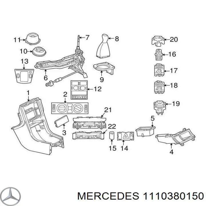 Втулка шатуна A1110380150 Mercedes