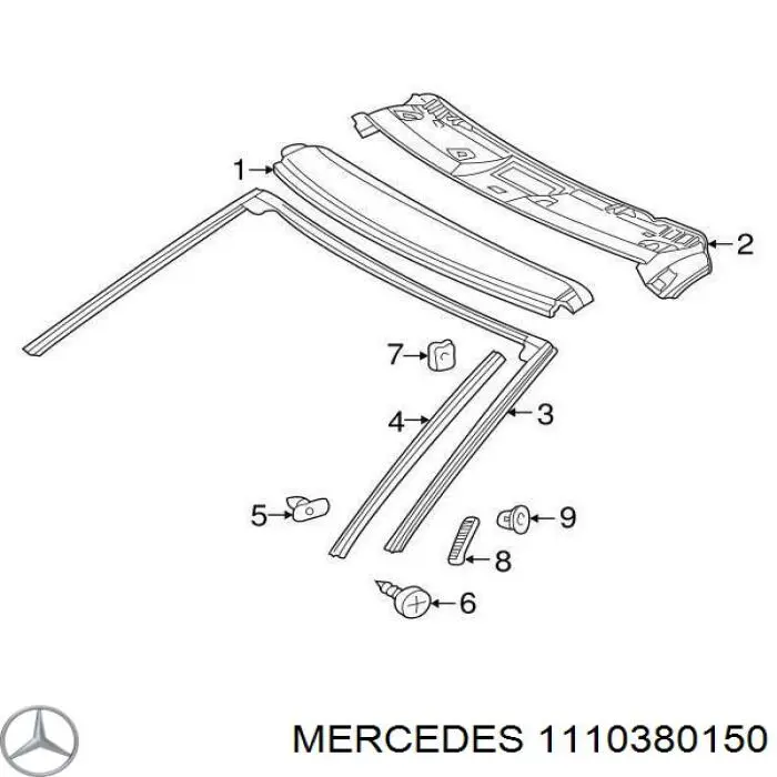 1020380950 Mercedes Втулка верхней головки шатуна
