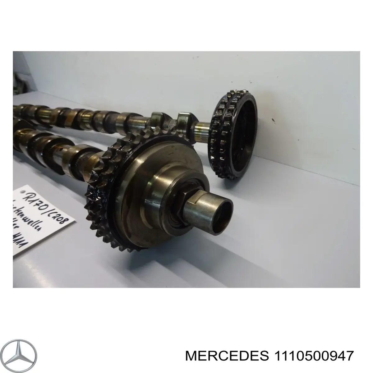 1110500647 Mercedes engrenagem de cadeia de roda dentada da árvore distribuidora de admissão de motor