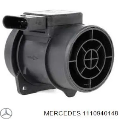 1110940148 Mercedes sensor de fluxo (consumo de ar, medidor de consumo M.A.F. - (Mass Airflow))