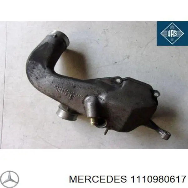 Патрубок воздушный, выход из турбины/компрессора (наддув) Mercedes A1110980317 цена, от 17.16 USD