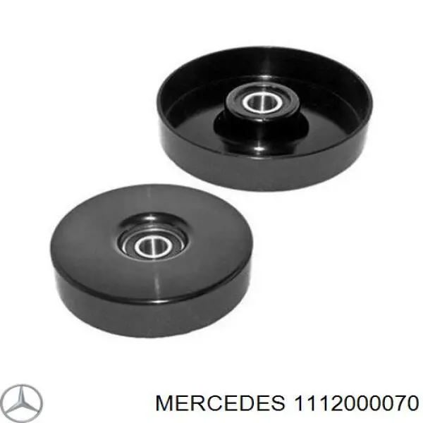 1112000070 Mercedes rolo de reguladora de tensão da correia de transmissão