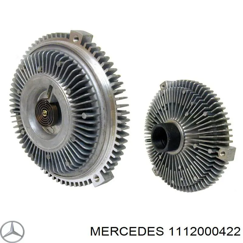 1112000422 Mercedes вискомуфта (вязкостная муфта вентилятора охлаждения)