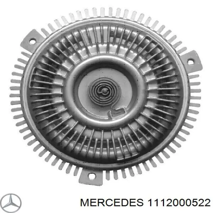 1112000522 Mercedes вискомуфта (вязкостная муфта вентилятора охлаждения)