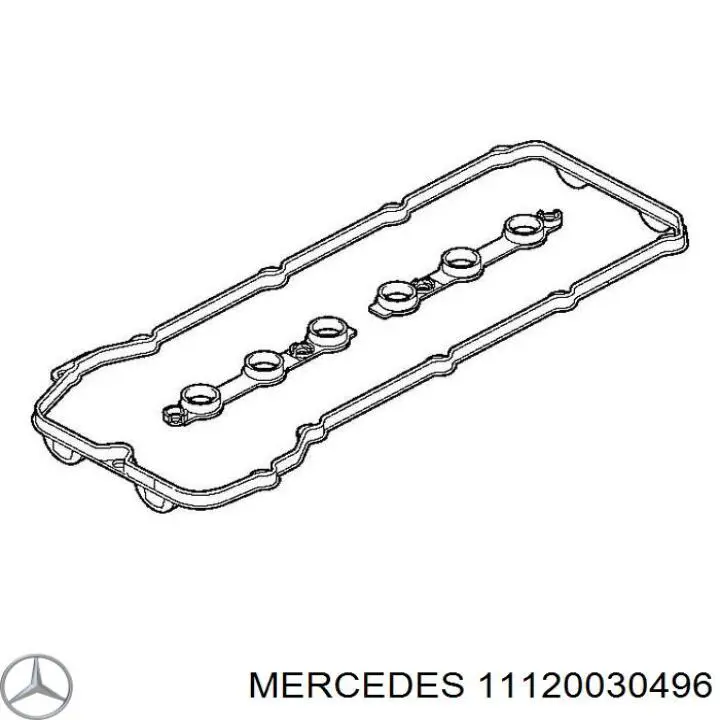 Комплект прокладок крышки клапанов 11120030496 Mercedes