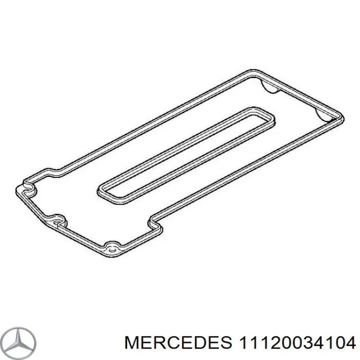 Прокладка клапанной крышки двигателя правая 11120034104 Mercedes