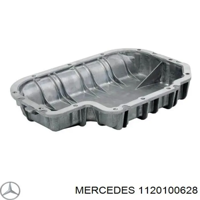 1120100628 Mercedes поддон масляный картера двигателя, нижняя часть