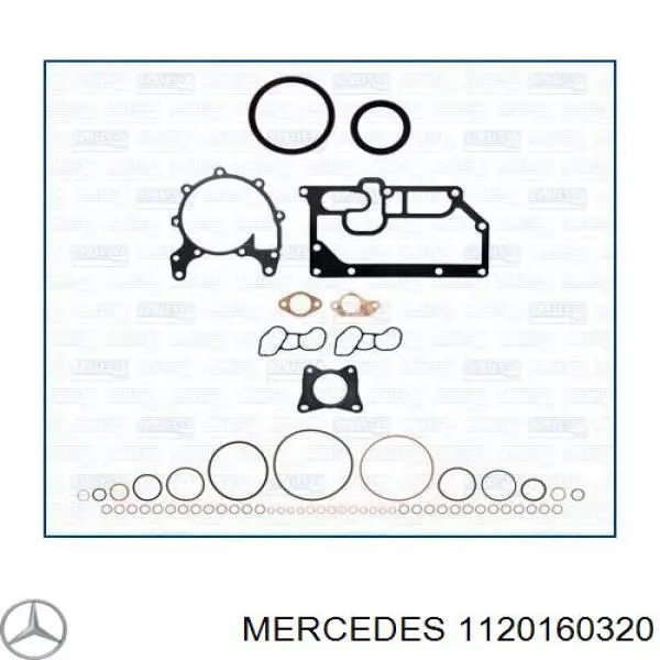 1120160320 Mercedes прокладка головки блока цилиндров (гбц левая)