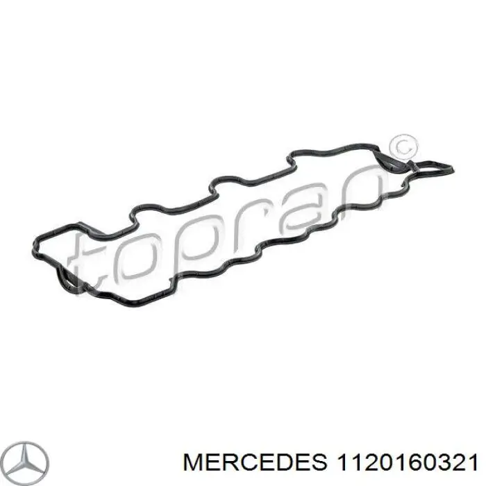 Прокладка клапанной крышки двигателя правая Mercedes 1120160321