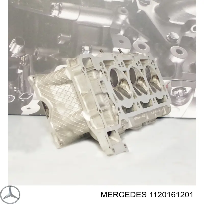 1120161201 Mercedes головка блока цилиндров (гбц левая)