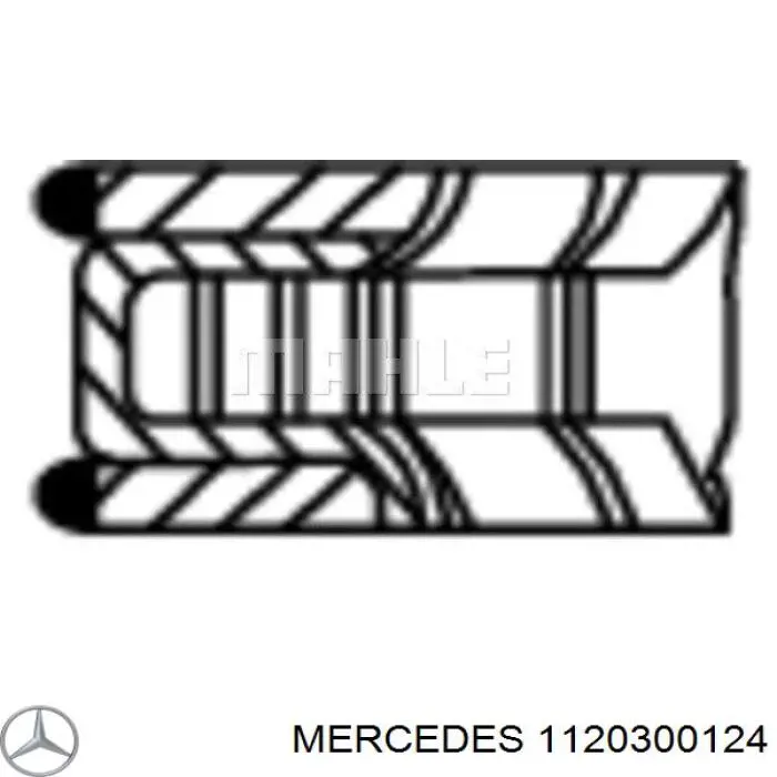 1120300124 Mercedes кольца поршневые на 1 цилиндр, std.