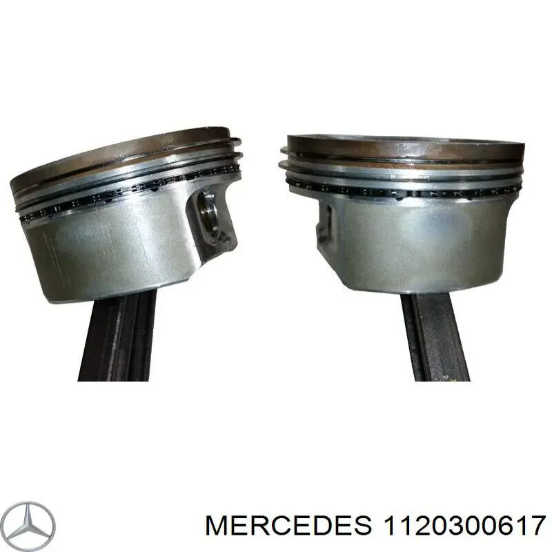 1120300617 Mercedes поршень в комплекте на 1 цилиндр, std