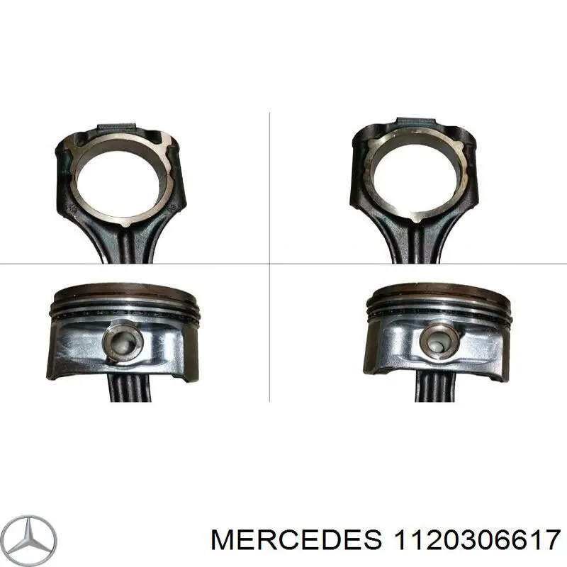 Поршень в сборе Mercedes 1120306617 цена, от 143.26 USD