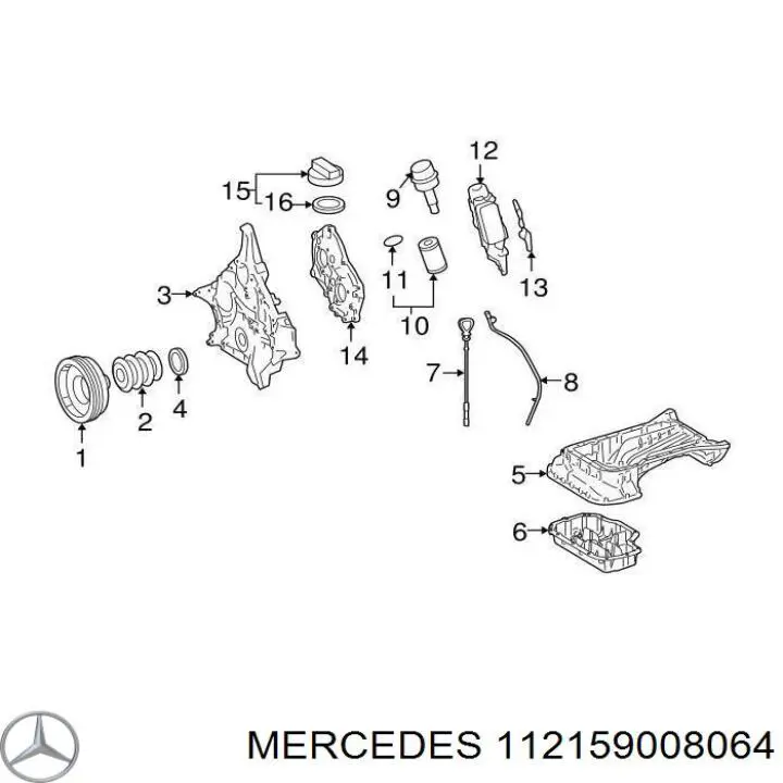 A112159008065 Mercedes прокладка дроссельной заслонки