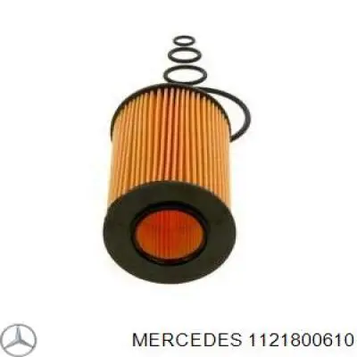 112 180 06 10 Mercedes крышка масляного фильтра