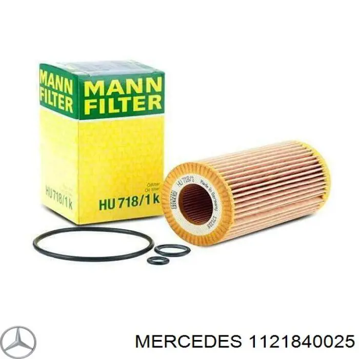 1121840025 Mercedes масляный фильтр