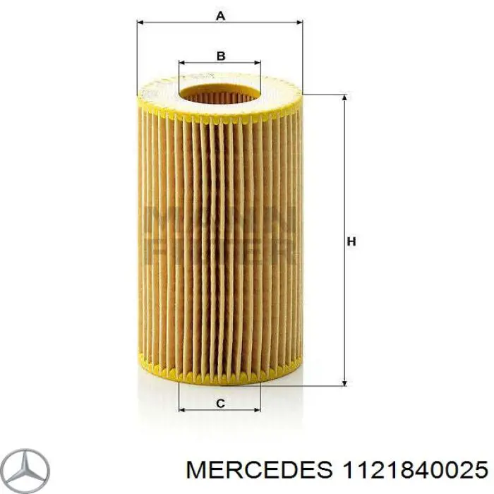 Купить 1121840025 Mercedes Фильтр центробежный очистки масла