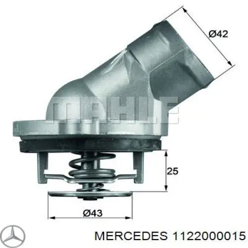 1122000015 Mercedes термостат