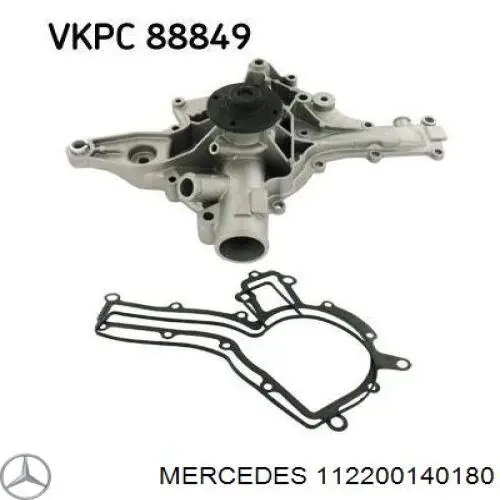 Помпа охлаждения Mercedes 112200140180 цена, от 64.53 USD