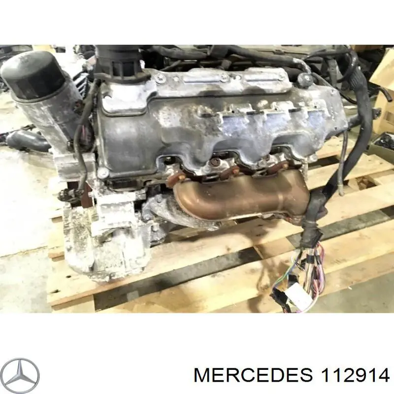 112914 Mercedes Мотор в сборе