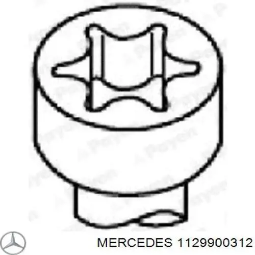 Болт ГБЦ 1129900212 Mercedes