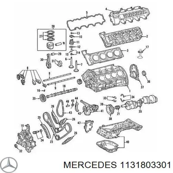 A1131803301 Mercedes 