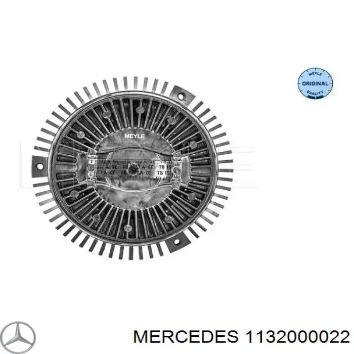 1132000022 Mercedes вискомуфта (вязкостная муфта вентилятора охлаждения)