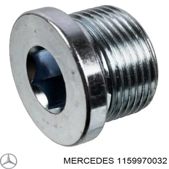1159970032 Mercedes пробка поддона двигателя