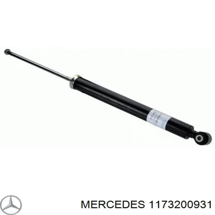 1173200931 Mercedes amortecedor traseiro