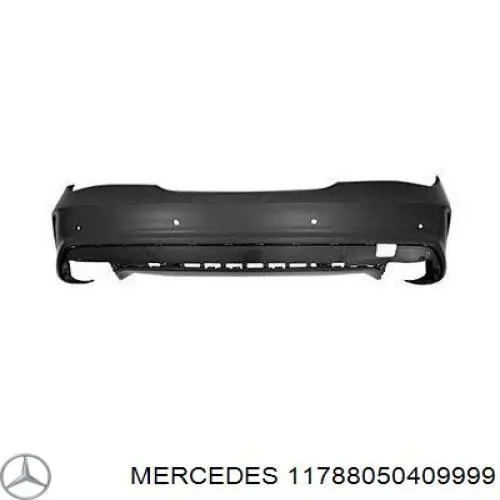 Бампер задний A11788050409999 Mercedes