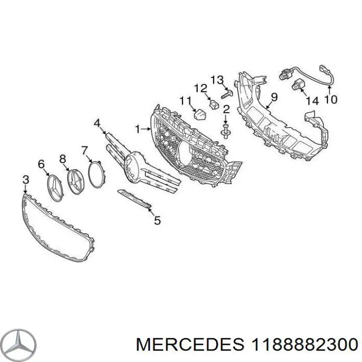 A1188882300 Mercedes 