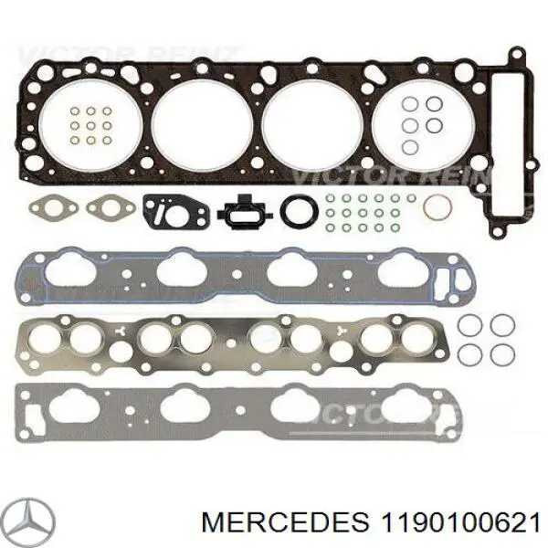 1190100621 Mercedes комплект прокладок двигателя верхний