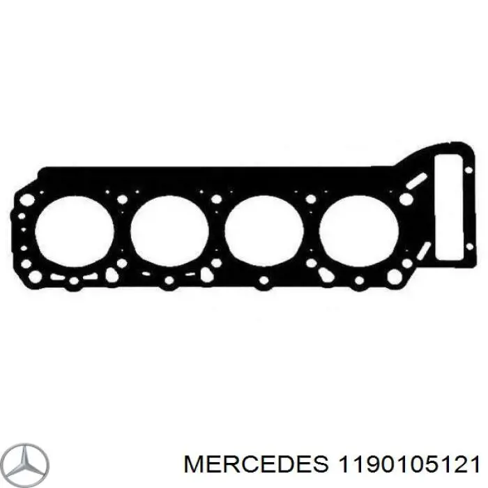 Комплект прокладок двигателя, верхний на Mercedes S (C140)