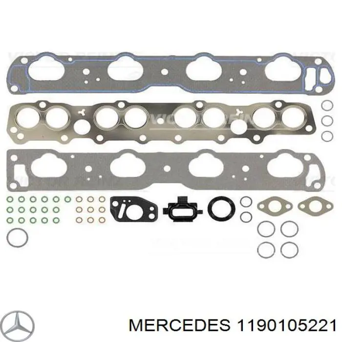 1190105221 Mercedes комплект прокладок двигателя верхний