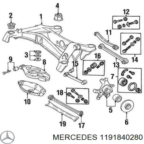  Mercedes 1191840280 цена, от 11.01 USD