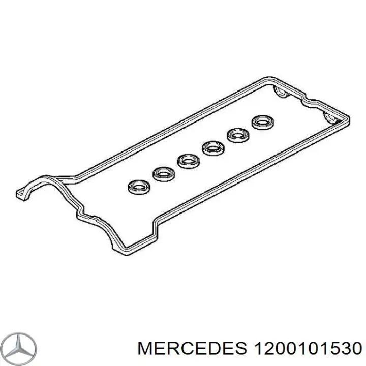 Прокладка клапанной крышки двигателя, правая на Mercedes S (W140)