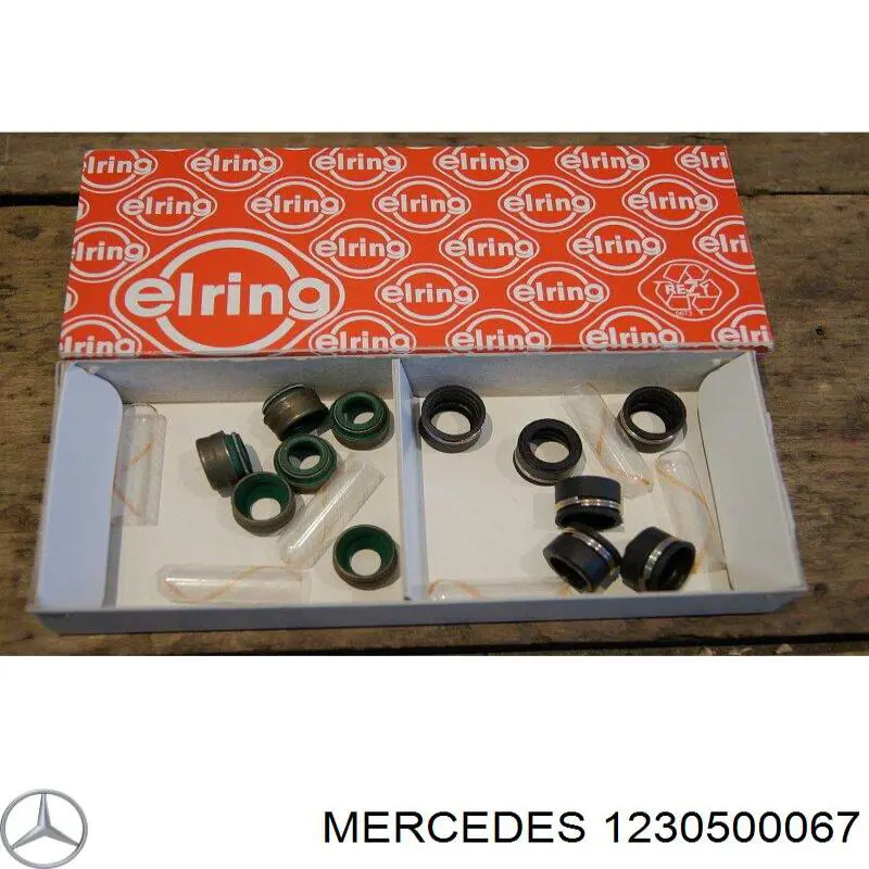 1230500067 Mercedes сальник клапана (маслосъемный, впуск/выпуск, комплект на мотор)