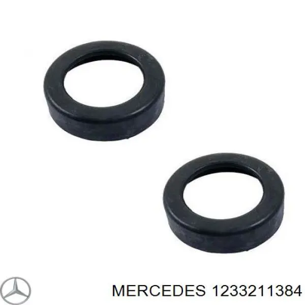 1233211384 Mercedes проставка (резиновое кольцо пружины передней верхняя)