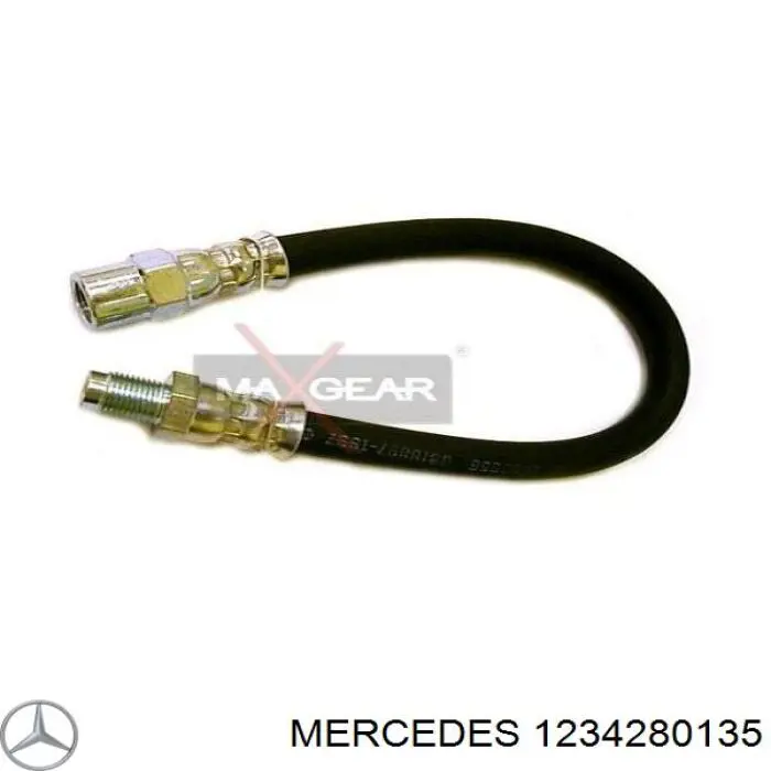 1234280135 Mercedes шланг тормозной задний