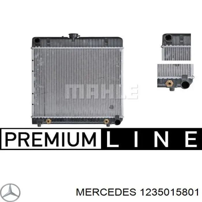 Радиатор 1235015801 Mercedes