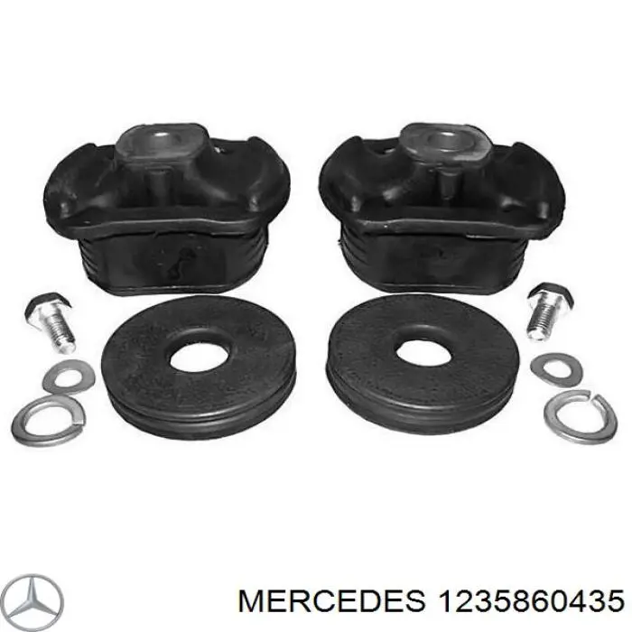 Сайлентблок задней балки (подрамника) 1235860435 Mercedes