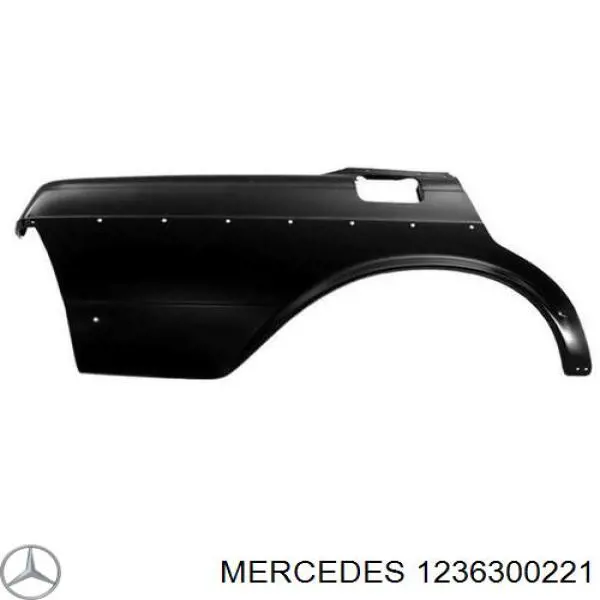 Крыло заднее правое 1236300221 Mercedes