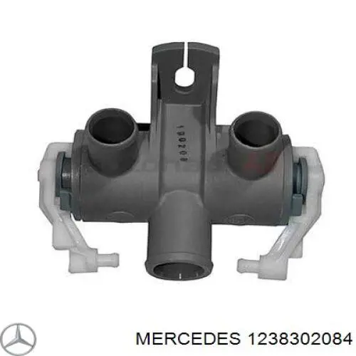 Кран печки (отопителя) на Mercedes E (C123)