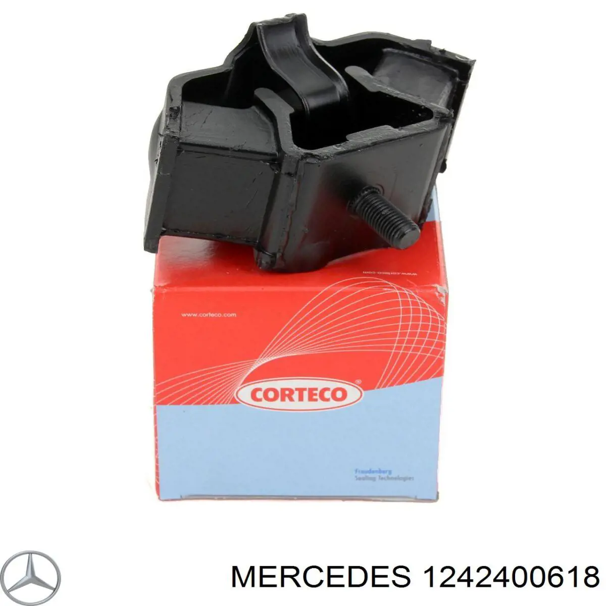 1242400618 Mercedes подушка трансмиссии (опора коробки передач)