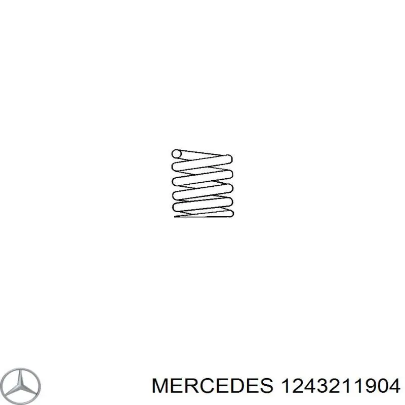 Пружина амортизатора передняя Mercedes 1243211904 цена, от 27.91 USD