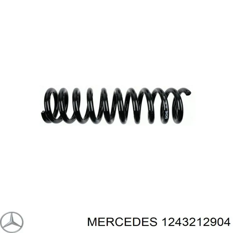 1243212904 Mercedes пружина передняя