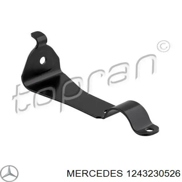 1243230526 Mercedes хомут крепления втулки стабилизатора переднего