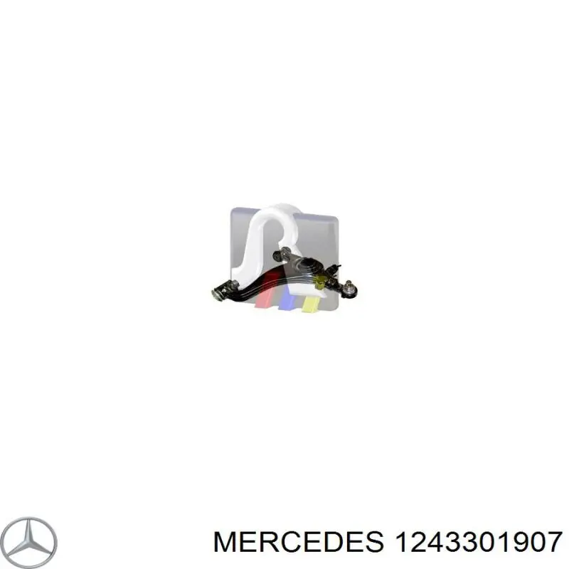 1243301907 Mercedes рычаг передней подвески нижний правый